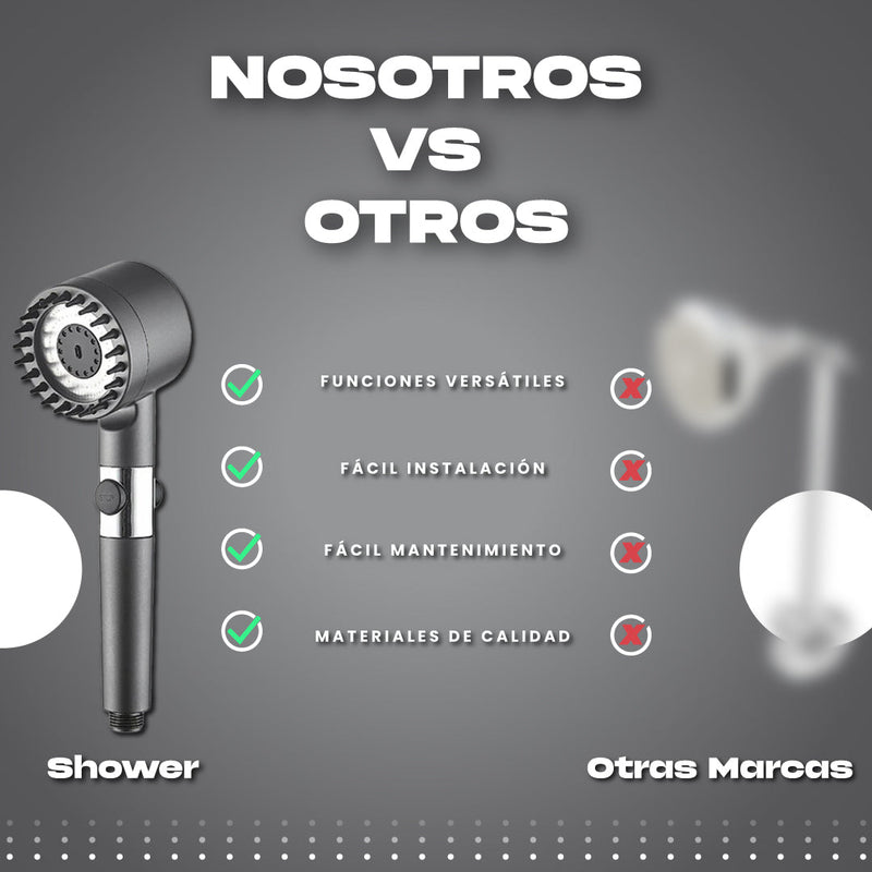 Ducha de alta presión 4 en 1 - Shower™