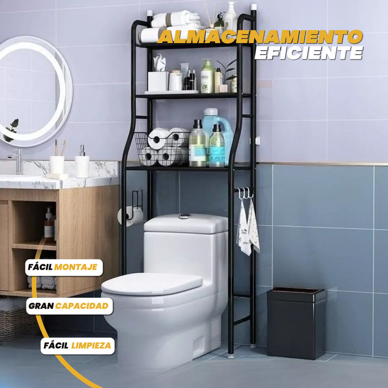 Estante organizador para baños y zonas de ropas - Tidybath™